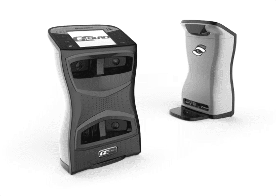 image displaying the Foresight golf simulator from the front