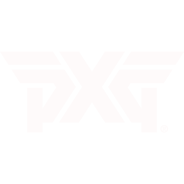 white PXG logo on neutral background