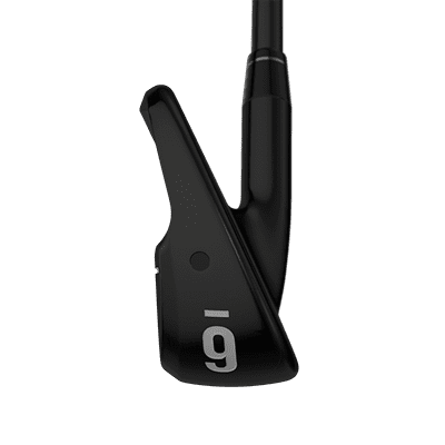 image displaying the black Callaway Apex Ti Fusion 5 iron from the side